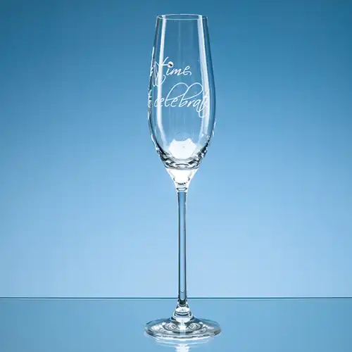 210ml Its time to celebrate Diamante Champagne Flute