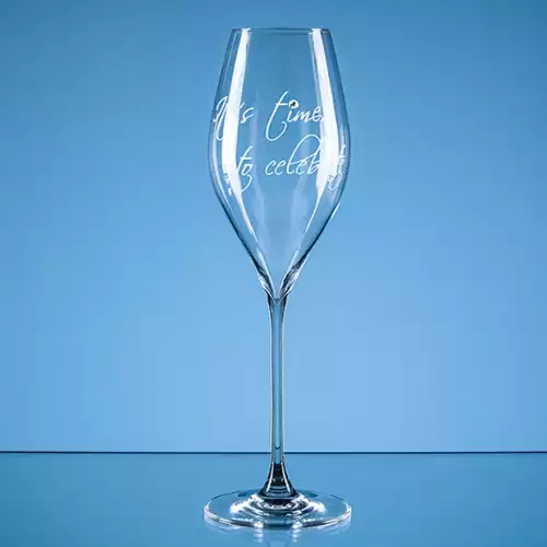 320ml Its time to celebrate Diamante Prosecco Glass