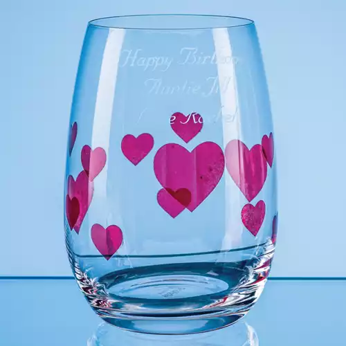 335ml LAmour Red Heart Whisky Tumbler