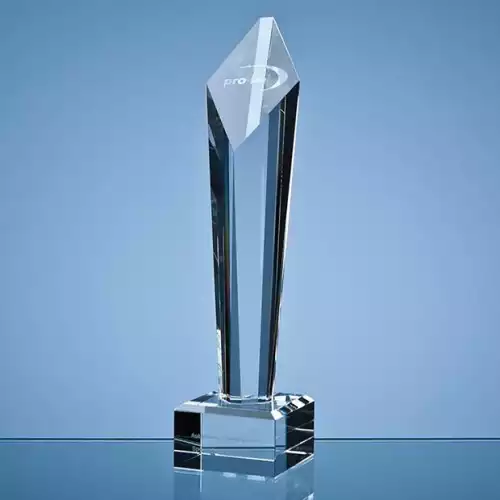 29cm Optical Crystal Diamond Column Award