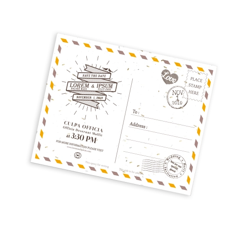 Seeded Paper Postcards A5 (1PP)