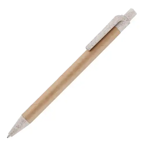 Ayr-Card Ball Pen With Wheat Trim