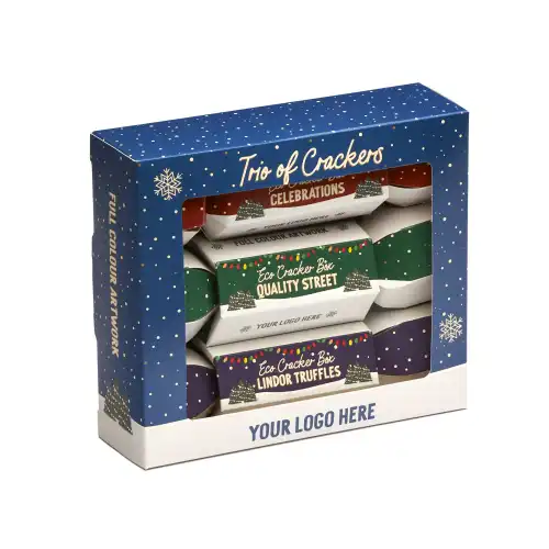 Winter Collection - Trio of Crackers - Celebrations, Quality Street & Lindor Truffles