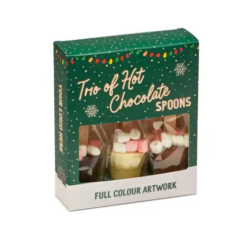 Winter Collection - Trio of Hot Chocolate Spoon - Milk, White & Dark