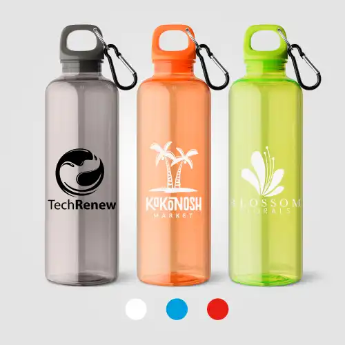 Doli rPET Carabiner Clip Screw-Top Bike Bottle – 740 ml