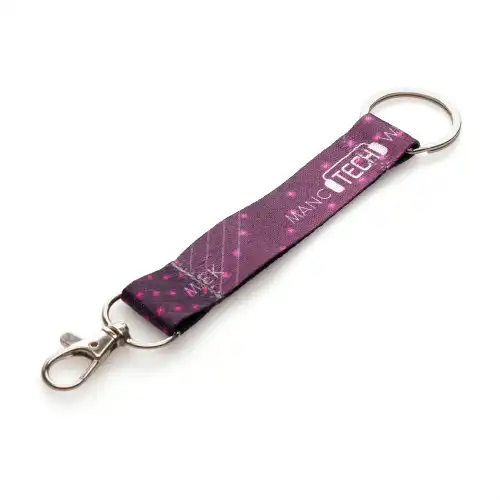 UK Made Wilson RPET Lanyard Keyring