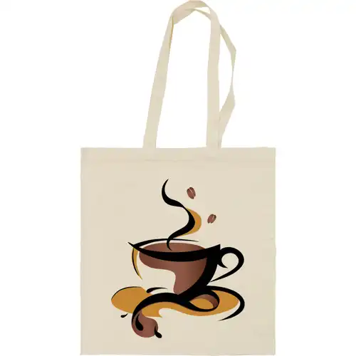 Cotton bag in natural colour