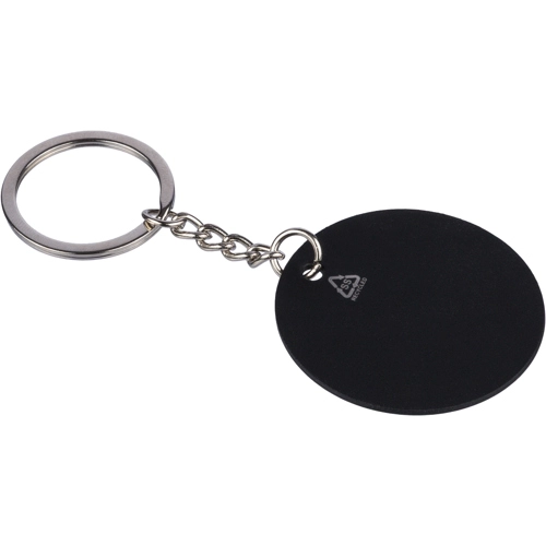 Recycled stainless steel keyring