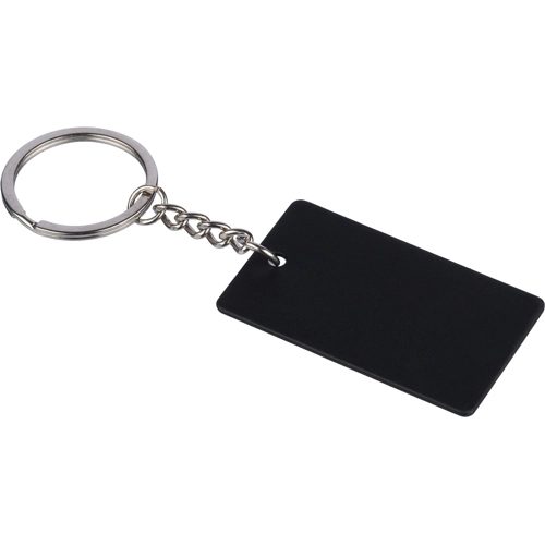 Recycled stainless steel keyring