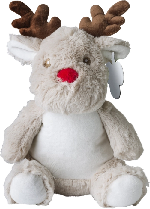 Plush reindeer, suitable for direct digital print 