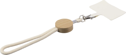 Cotton wrist lanyard