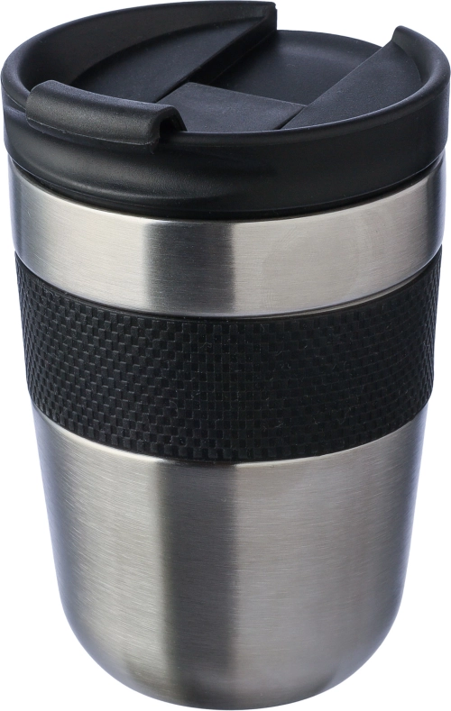 Stainless steel double walled travel mug (300ml)