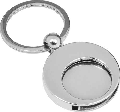 Shopping trolley coin keyring