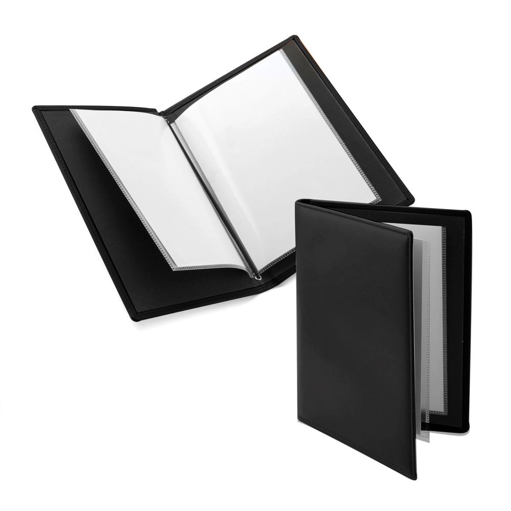 Universal Leather A5 Menu or Wine List Holder, made in the UK in a choice of 5 colours.