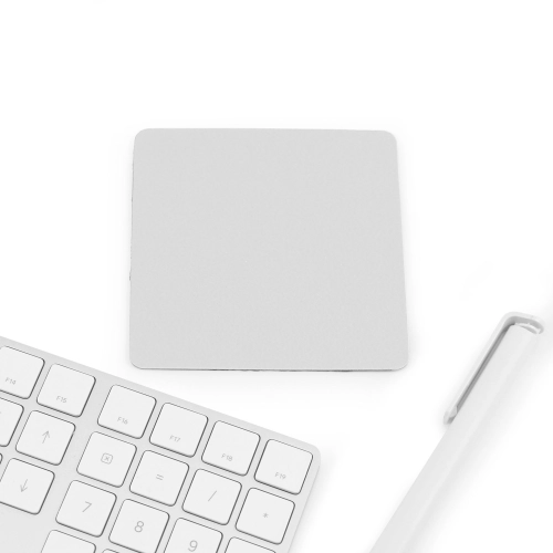 Flexi Square Coaster, finished in Como a quality recycled vegan material.