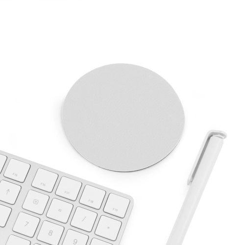 Flexi Round Coaster, finished in Como a quality recycled vegan material