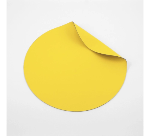 Flexi Round Desk Mat 250 mm, finished in Porto a quality recycled vegan material