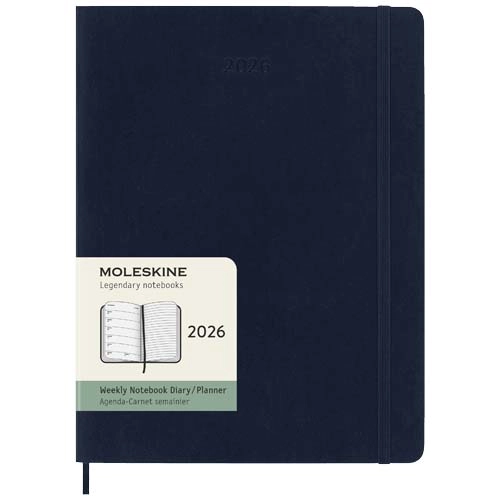 Moleskine soft cover 12 month weekly XL planner