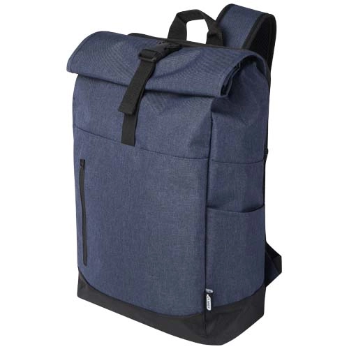 Libra 15.6" GRS recycled roll-up laptop backpack 12L