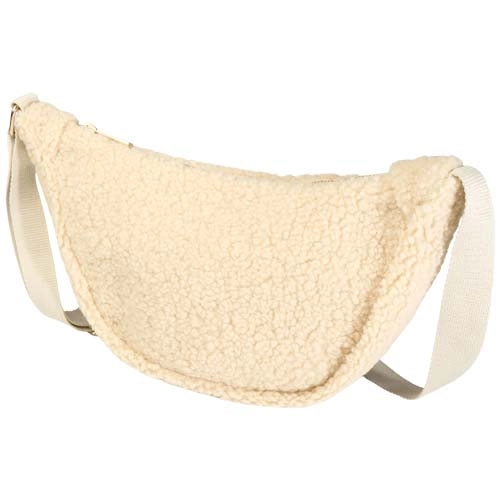 Bear GRS recycled sherpa crossbody bag 3L