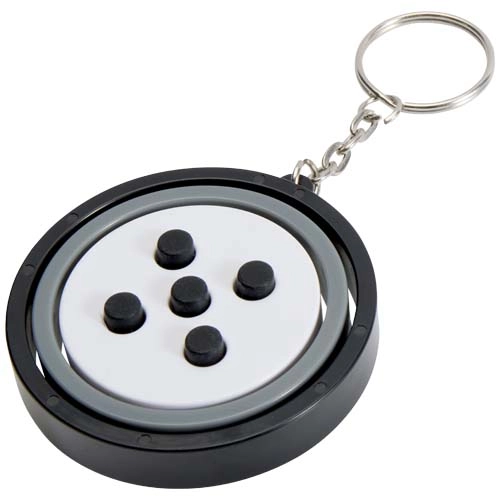 Spinx recycled plastic gyroscope fidget keychain