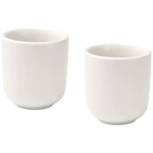Male 90 ml ceramic espresso cups with matt finish - set of 2