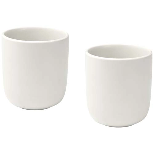 Male 200 ml ceramic cups with matt finish - set of 2