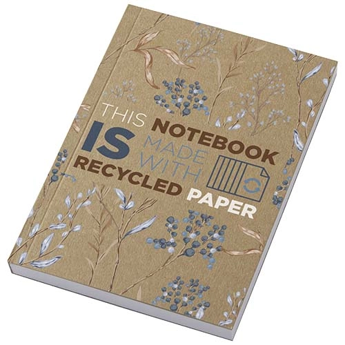 Novella Austen A6 recycled soft cover kraft notebook - 100 sheets