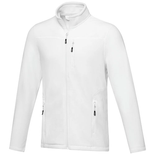 Amber men's GRS recycled full zip fleece jacket