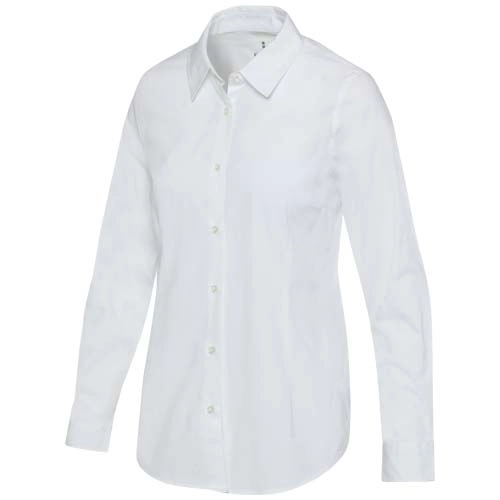 Carnelian poplin women's shirt