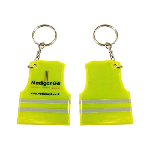 Hi Vis Vest Reflective Keyring