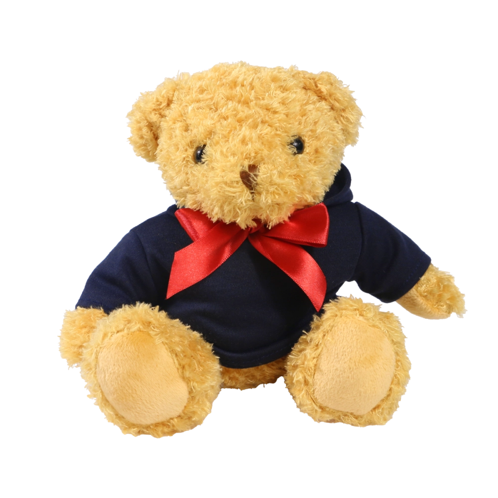 18cm William Bear with Navy hoody