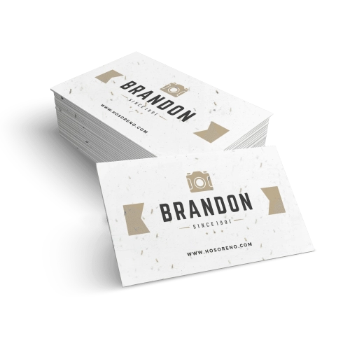 Seeded Paper Business Cards (1PP)