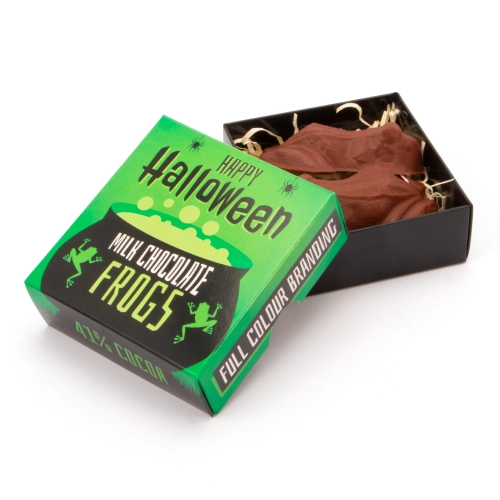 Halloween - Eco Treat Box - Milk Chocolate³ - Frogs - x2