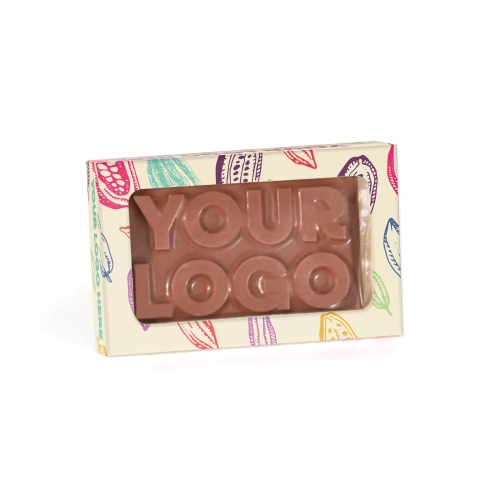 Eco Range - Eco Window Box - Milk Chocolate³ - 3D Branding