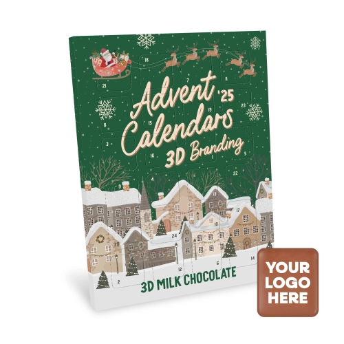 Advent Calendars - Maxi Advent Calendar - Milk Chocolate³ - - 3D Branding