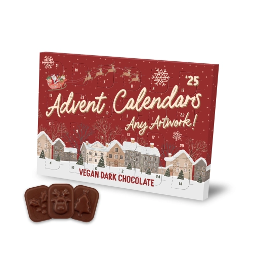 Advent Calendars - Mini Advent Calendar - Vegan Dark Chocolate - 71% Cocoa