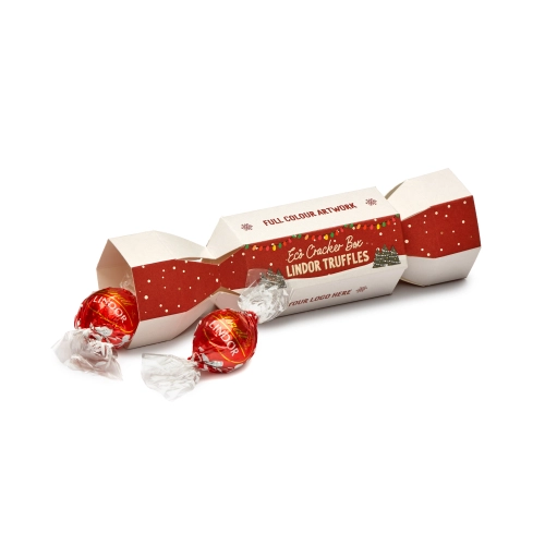 Winter Collection `25 - Eco Cracker Box - Lindor Milk Chocolate Truffles