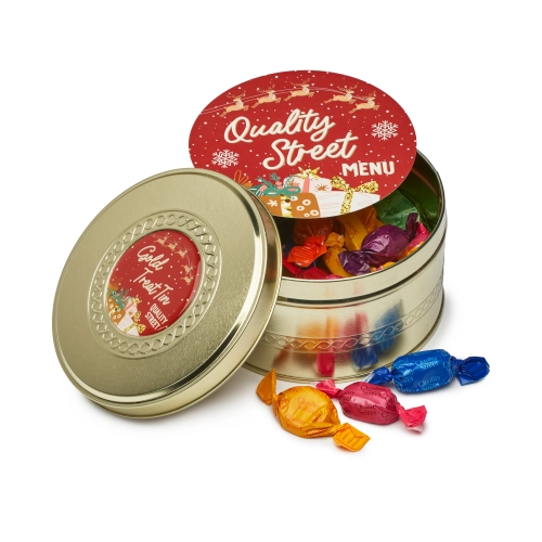 Winter Collection `25 - Gold Treat Tin - Quality Street