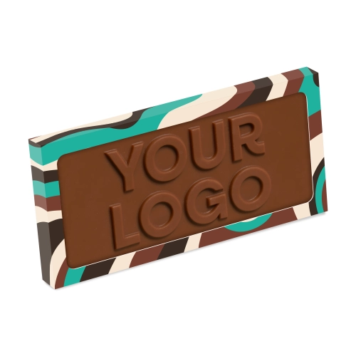 Eco Window Slab Box - Milk Chocolate³