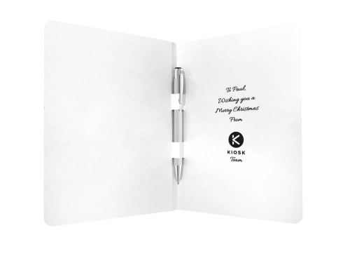 Greeting Card with Mood Softfeel GRS Recycled Ballpoint Pen