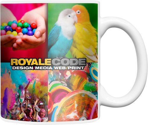 Vienna Full Colour Dye Sub Foto Mug - 300ml