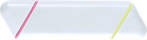 Duo Highlighter - White (Pink and Yellow Highlighter)