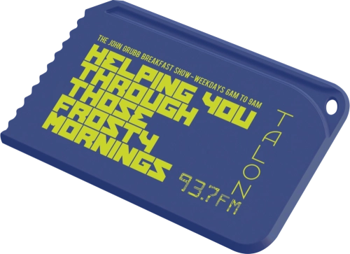 Recycled Snap Credit Card Ice Scraper