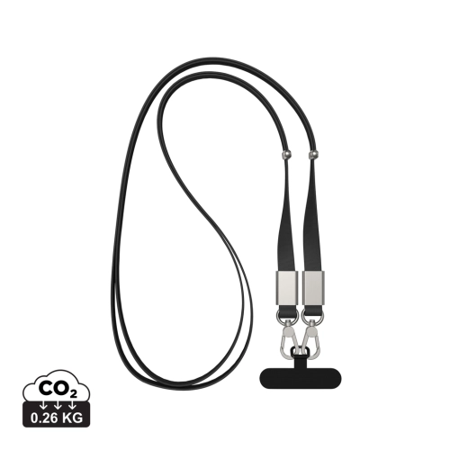 Nivo RCS recycled PET Crossbody lanyard