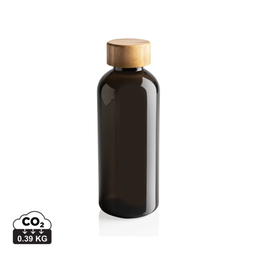 RCS RPET bottle with bamboo lid