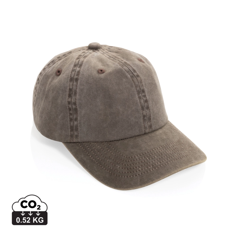 BEAU AWARE™ Washed 6 panel 270gsm cotton twill cap