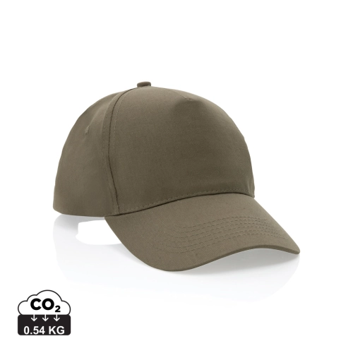 Impact 5 panel 190gr Recycled cotton cap with AWARE™ tracer