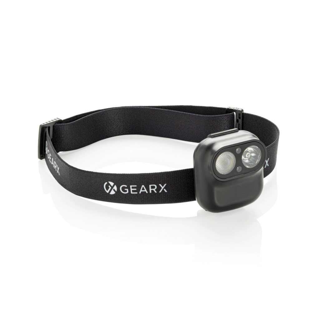 Gear X RCS rPlastic head torch with motion sensor