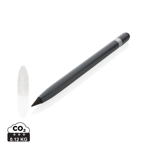 Aluminium inkless pen with eraser
